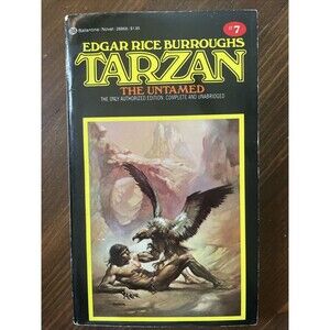 Tarzan the Untamed - #7 Edgar Rice Burroughs - Vallejo Cover